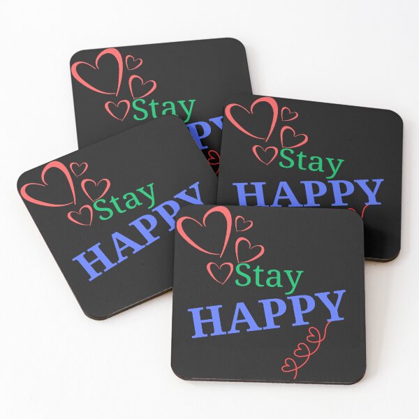 Item preview, STAY HAPPY designed and sold by Kezmich Works.