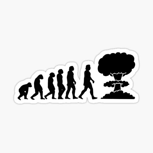 L'évolution va finir Sticker