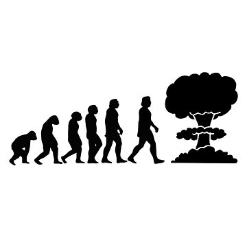 Artwork thumbnail, Evolution will ends - funny evolution by oldtee