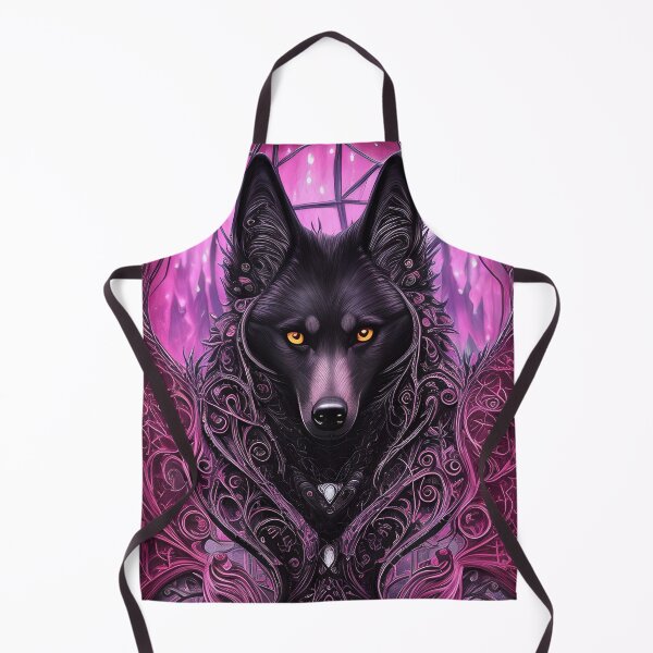 Item preview, Purple and Black Gothic Wolf Design designed and sold by Jandsgraphics.