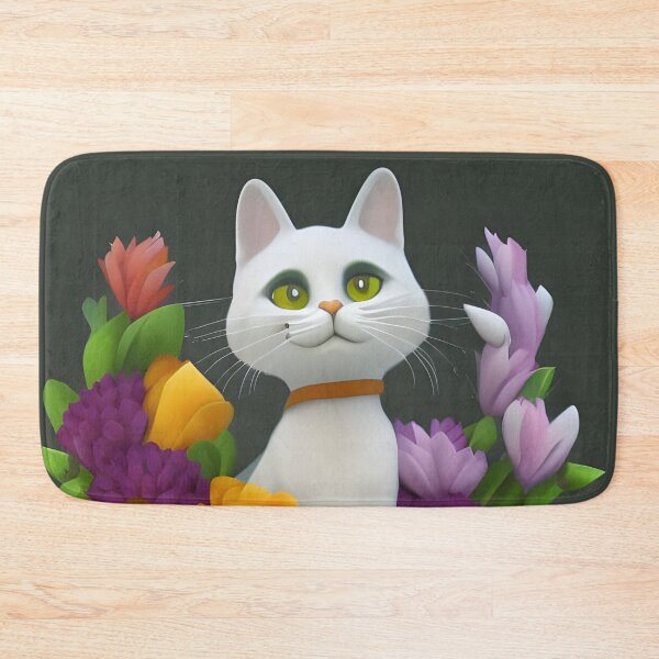 Item preview, Cat Flower 02 designed and sold by Camila Hamdan.