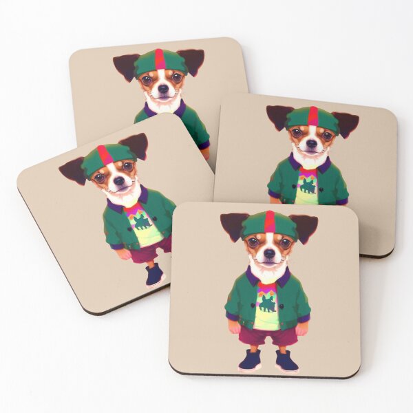 Item preview, Hipster Dog V39 designed and sold by HipsterAnimals.