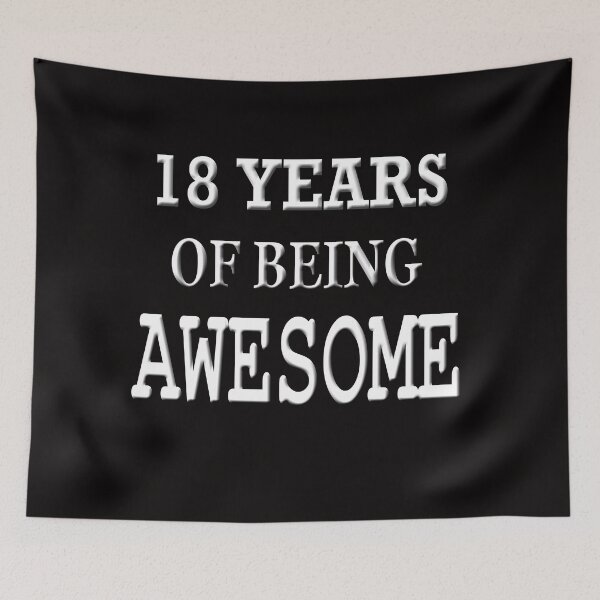 Item preview, 18 Years of Being Awesome Birthday  designed and sold by Angelle55.