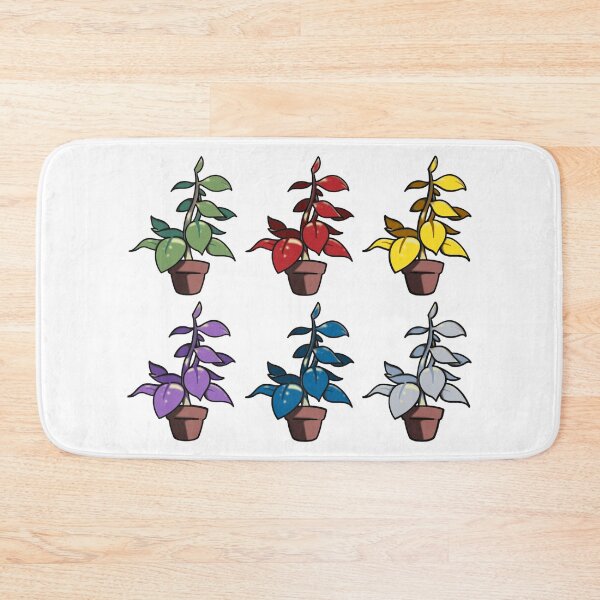 Item preview, emoji - Resident Evil Plant Herb Herb Weed all mixed - Green Red Yellow Purple Blue White designed and sold by mr-serious-yt.