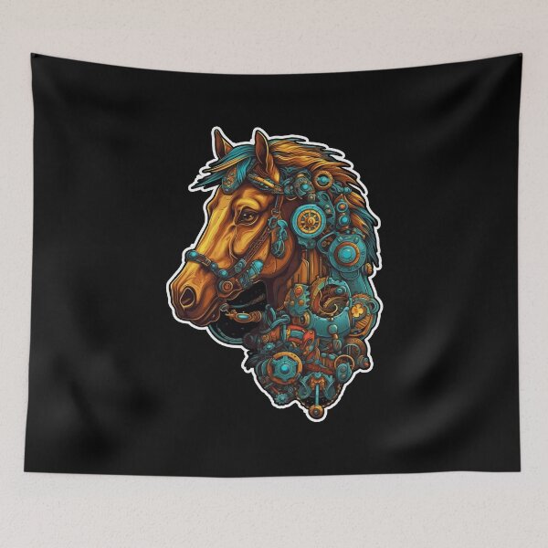 Item preview, Steampunk Horse designed and sold by TooCuteStudio.