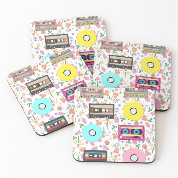 Item preview, Retro flowers and music designed and sold by Lotsalaughta.