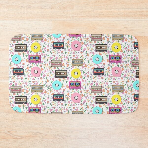 Item preview, Retro flowers and music designed and sold by Lotsalaughta.