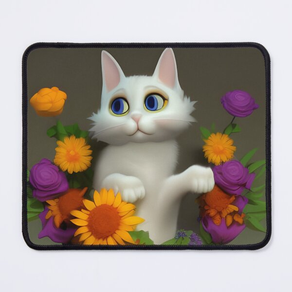 Item preview, Cat Flower 04 designed and sold by Camila Hamdan.