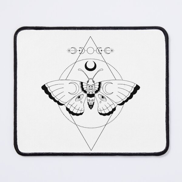 Item preview, Moth and Moon Geometric Design designed and sold by DesignByAvery.