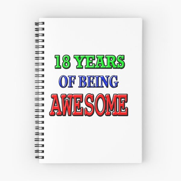 Item preview,  18 Years of Being Awesome Birthday 2 designed and sold by Angelle55.