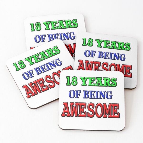 Item preview,  18 Years of Being Awesome Birthday 2 designed and sold by Angelle55.