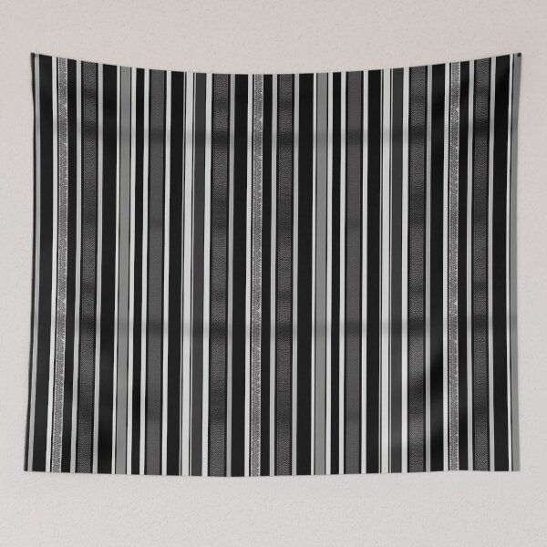 Item preview, Elegant Stripes in White, Black, and Grey Pattern designed and sold by iPaint Airbrush Studio.
