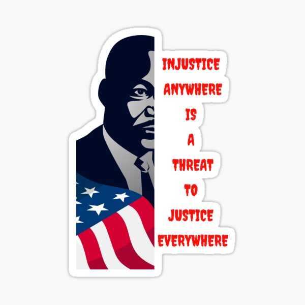 Artikel-Vorschau von Martin Luther King Jr. Tag, designt und verkauft von InStickers.
