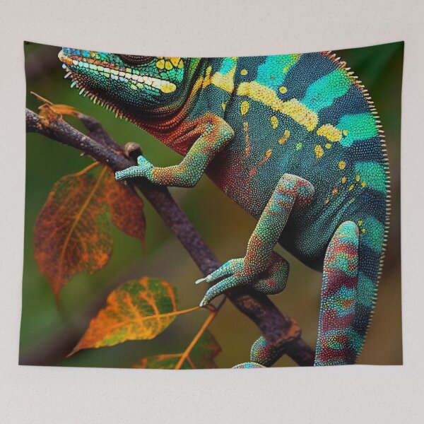 Aperçu de l'œuvre Panther Chameleon créée et vendue par DigitizedArt.