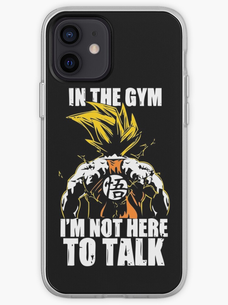 In The Gym I M Not Here To Talk Iphone Case Cover By Kurtusmaximus Redbubble