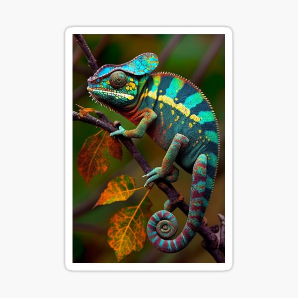 Artikel-Vorschau von Panther Chameleon, designt und verkauft von DigitizedArt.