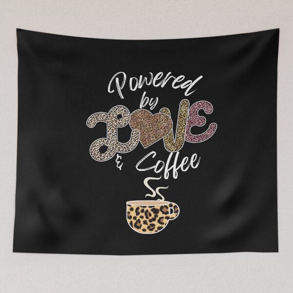 Item preview, Powered by Love and Coffee! designed and sold by RhondaLily.
