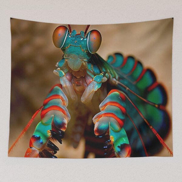 Aperçu de l'œuvre Peacock Mantis Shrimp créée et vendue par DigitizedArt.