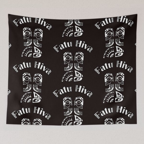 Item preview, FATU HIVA (White) designed and sold by Nesian-Tahiti.