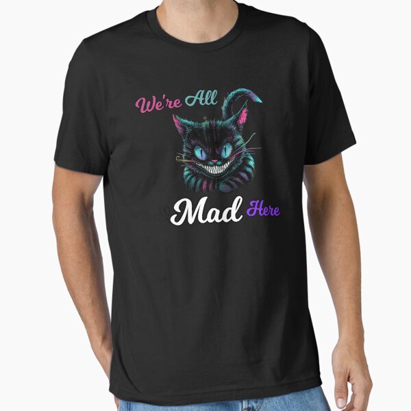 Item preview, Cheshire Cat, We're All Mad Here, Alice, Wonderland Creepy Cat designed and sold by nerdlegioninc.