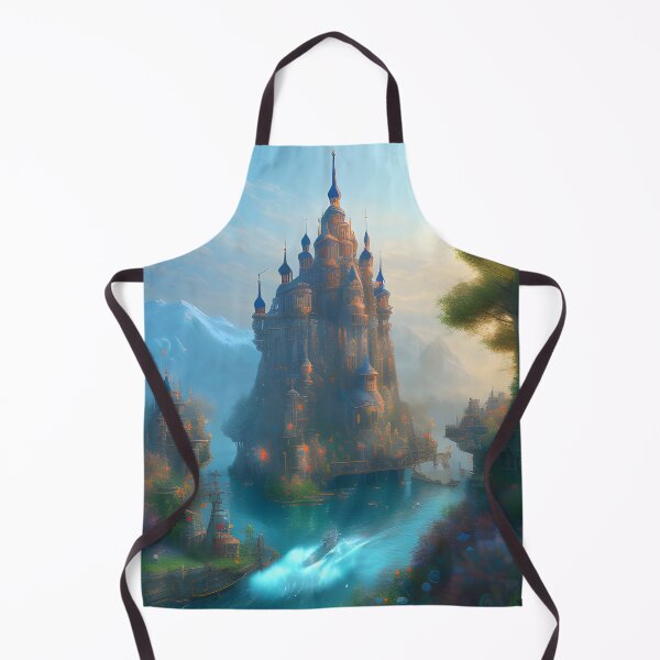 Item preview, Beautiful Castle Fantasy Kingdom Digital Painting Fantasy Landscape designed and sold by VersoShopping.