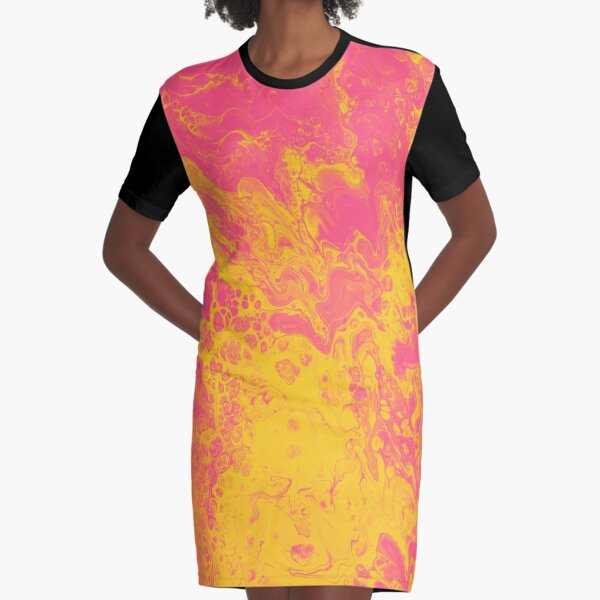 Item preview, Pink and Yellow Marble- An Abstract designed and sold by Jennifer Walsh Design.