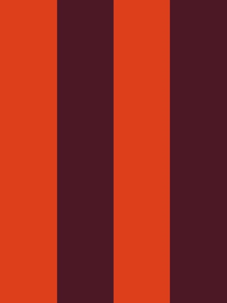Thumbnail 5 of 5, iPhone Case, Orange/Rust Rugby Stripes designed and sold by sidebar.