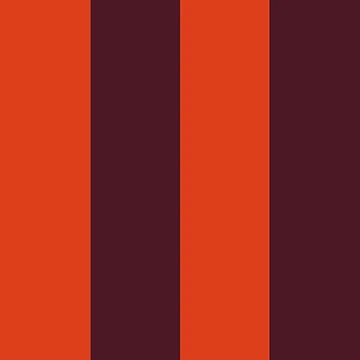 Artwork thumbnail, Orange/Rust Rugby Stripes by sidebar