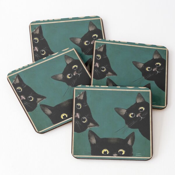Item preview, Three Baby Black Cats - Are You Pooping Poster designed and sold by renoadiser.