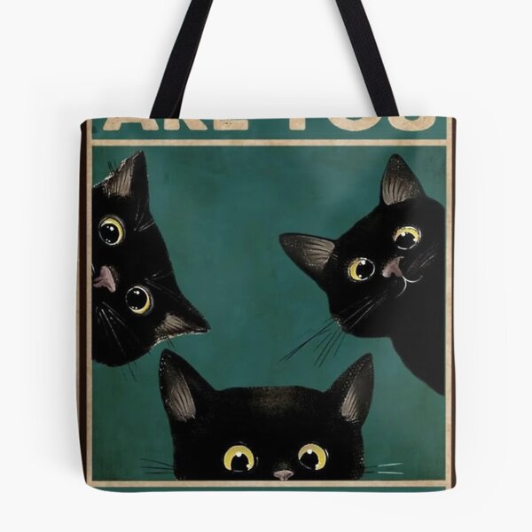 Item preview, Three Baby Black Cats - Are You Pooping Poster designed and sold by renoadiser.