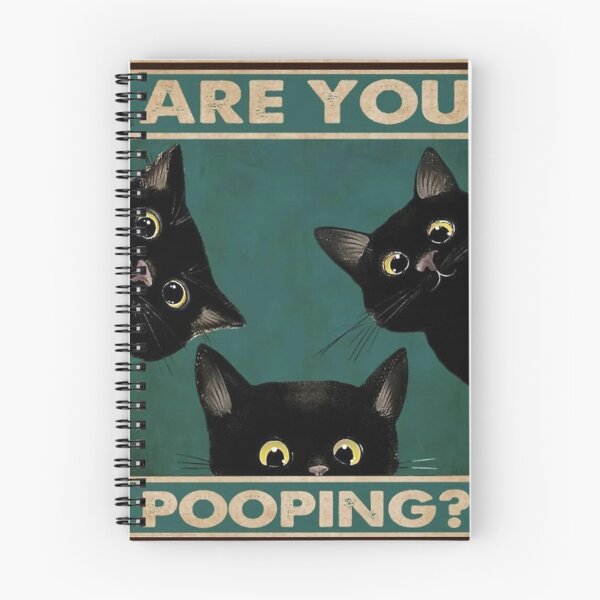 Item preview, Three Baby Black Cats - Are You Pooping Poster designed and sold by renoadiser.