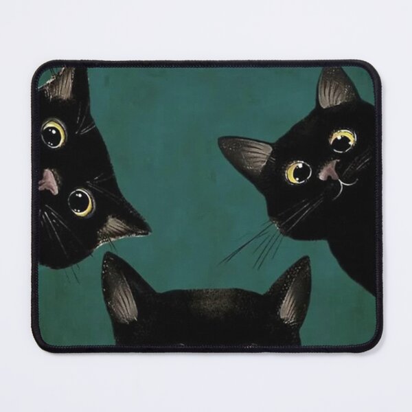 Item preview, Three Baby Black Cats - Are You Pooping Poster designed and sold by renoadiser.
