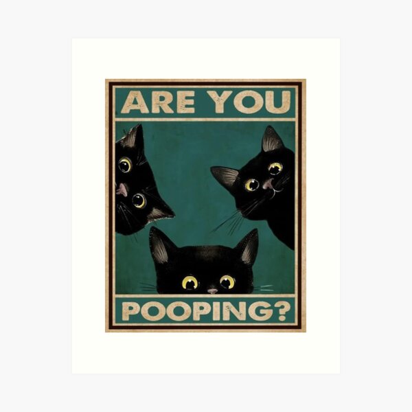 Item preview, Tres gatos negros bebés: ¿estás cagando? designed and sold by renoadiser.