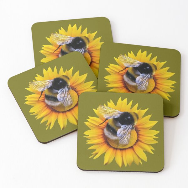 Item preview, Bee on a Sunflower designed and sold by Keatos.