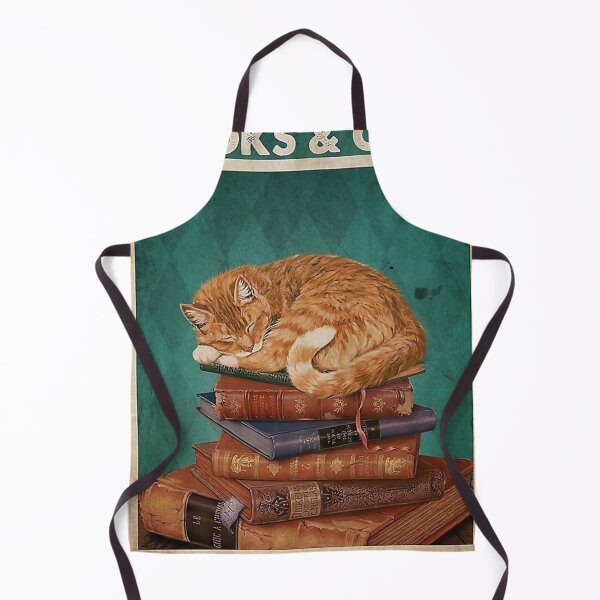 Item preview, Vintage Cat Sleep On Book - Time Spent With Books And Cats Is Never Wasted designed and sold by renoadiser.