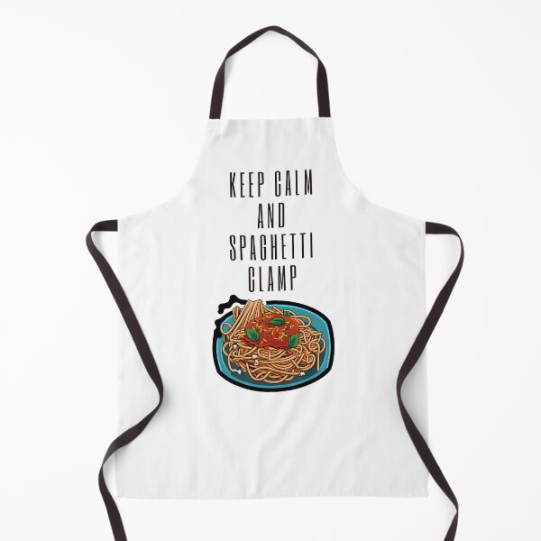 Item preview, keep calm and spaghetti clamp designed and sold by printiesart.