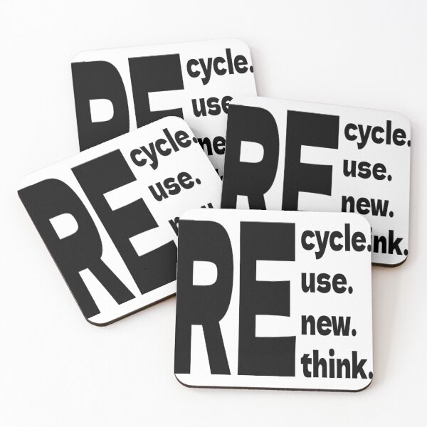 Item preview, Recycle Reuse Renew Rethink designed and sold by Roomshoping.