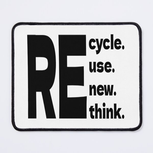Item preview, Recycle Reuse Renew Rethink designed and sold by Roomshoping.