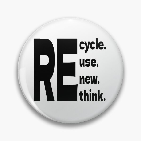 Item preview, Recycle Reuse Renew Rethink designed and sold by Roomshoping.