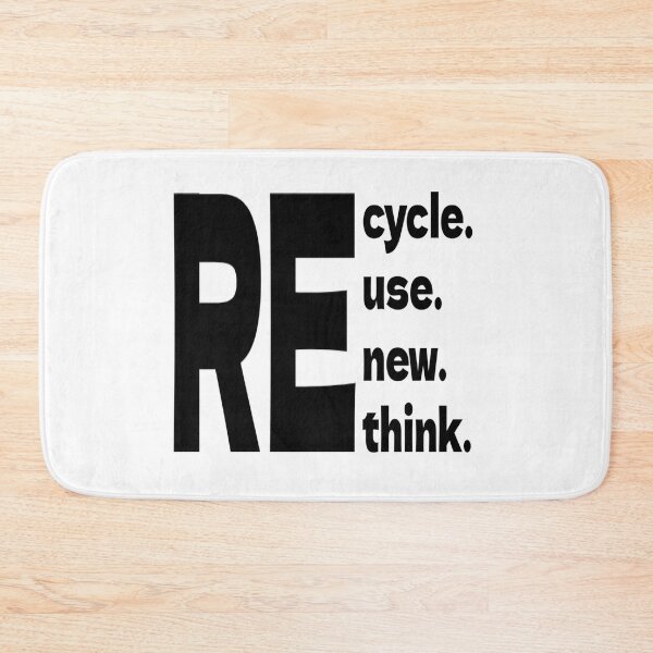 Item preview, Recycle Reuse Renew Rethink designed and sold by Roomshoping.