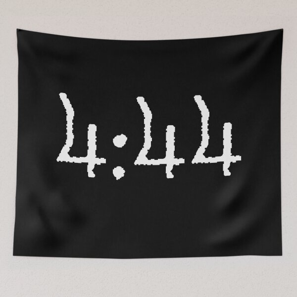 Item preview, 4:44 Angel Number 444 On Black designed and sold by type-and-create.