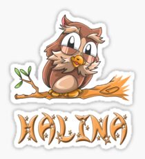 Halina Owl Sticker