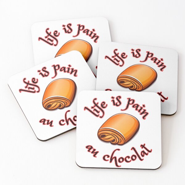 Item preview, life is pain au chocolat  designed and sold by paradisNouha.