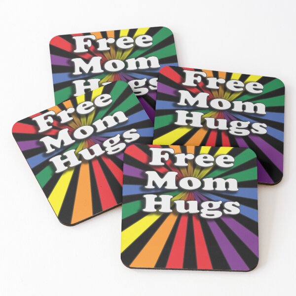 Item preview, Rainbow Rays Free Mom Hugs designed and sold by TheirChoice.