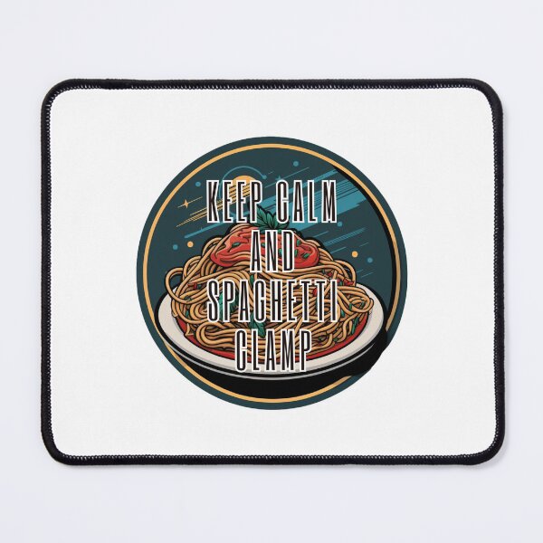 Item preview, keep calm and spaghetti clamp designed and sold by printiesart.