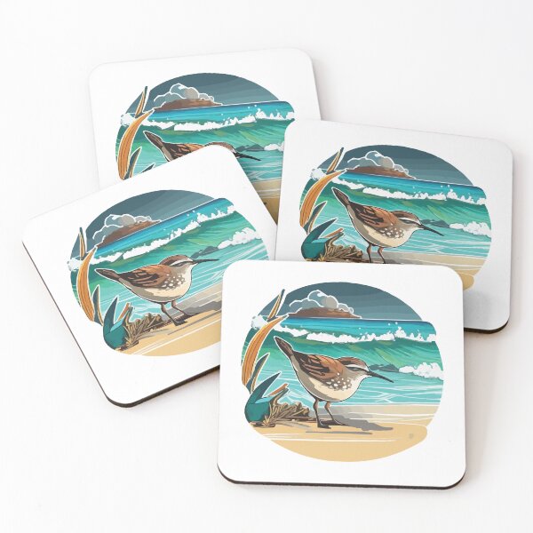 Item preview, Solitary Sandpiper Watching the Waves designed and sold by Vector-nook.