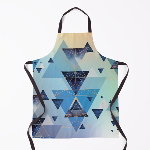 Item preview, Geometric Triangle Compilation in Blue designed and sold by UrbanEpiphany.