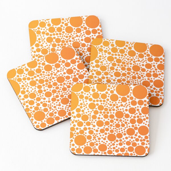 Item preview, Sunlight Orange Polka Dots Pattern designed and sold by patternsoup.