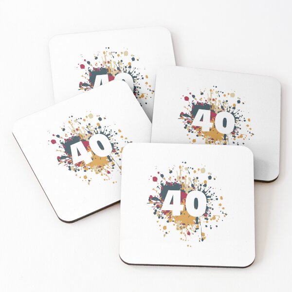 Item preview, Number 40th Color Splash designed and sold by onicon.