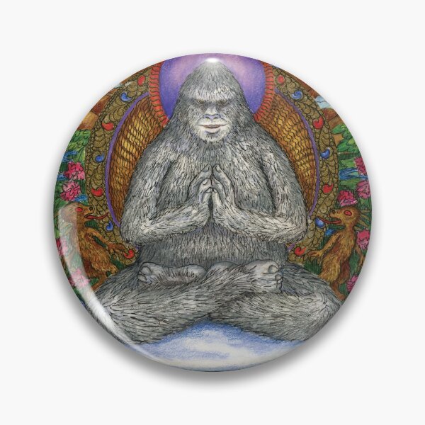 Item preview, Meditating Namaste Yeti designed and sold by Full Frog Moon.